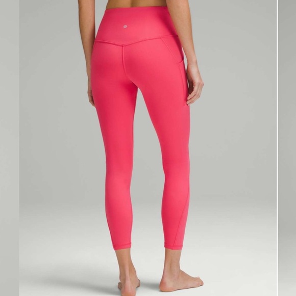 Lululemon Align High Rise Pants with Pockets Leggings Glaze Pink Size 14 NWT - Picture 2 of 11
